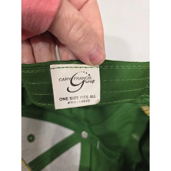 John Deere Owner's Edition Baseball Cap Green Yellow Embroidered Logo Men's Adj. - Picture 9 of 9